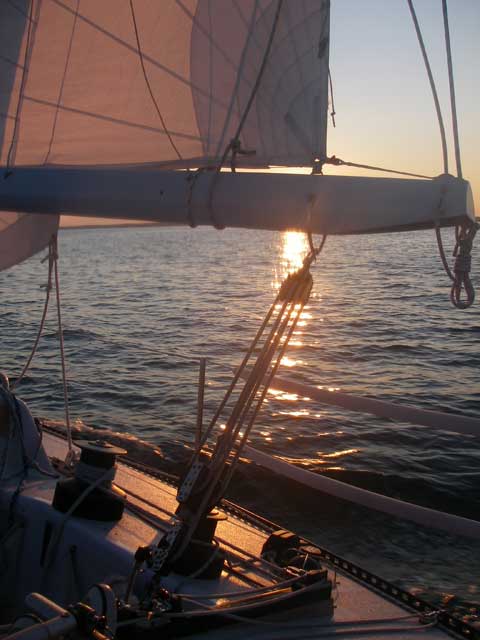 Sunset in Muscongus Bay