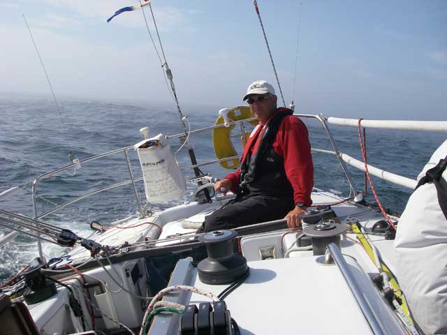 Steve on the Helm